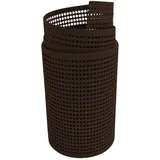 zaun|zu® Sichtschutzstreifen 30 Prozent PP 255 x 15 cm Braun