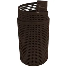 zaun|zu® Sichtschutzstreifen 30 Prozent PP 255 x 15 cm Braun