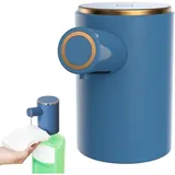 Automatischer Seifenspender Mit Infrarot-sensor, Usb-lade-flüssigseifenspender, Ipx4 Wasserdichter Schaumseifenspender Für Badezimmer, Küche, Hotel (blau) - Crezuo