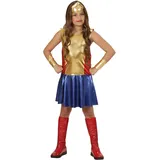 W WIDMANN MILANO Party Fashion - Kinderkostüm Wonder Girl, Kleid, Superheld, Faschingskostüme