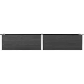 furnicato Garten-Hochbeet 200 x 50 x 54 cm Grau