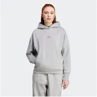 Adidas All Szn Fleece Loose Kapuzenpullover Medium Grey Heather