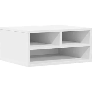 vidaXL Druckerständer Weiß 49x40x22,5 cm Holzwerkstoff