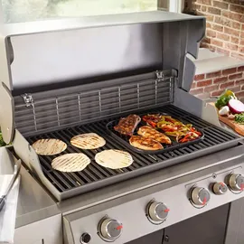 Wiltec Grillrost 30 x 44,5 cm Gusseisen matt emailliert