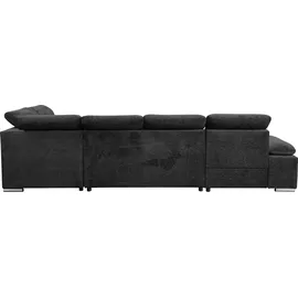 werk2 Eckcouch Polyester U-Form 3-Sitzer Grau