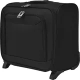 vidaXL Pilottrolley 2-Rollen Cabin 24 cm / 39 cm / schwarz