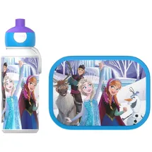 Mepal - Pausenset Campus - Set für Kinder mit Pop-up Trinkflasche & Lunch Box - Lunch-Set für die Schule oder unterwegs - Spülmaschinenfest - 400 + 750 ml - Frozen friends