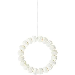 MARKSLÖJD Tubby Dekoration Ring 48cm Weiß