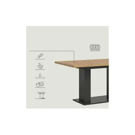 xonox.home Motion 150 x 76 x 90 cm Eiche braun