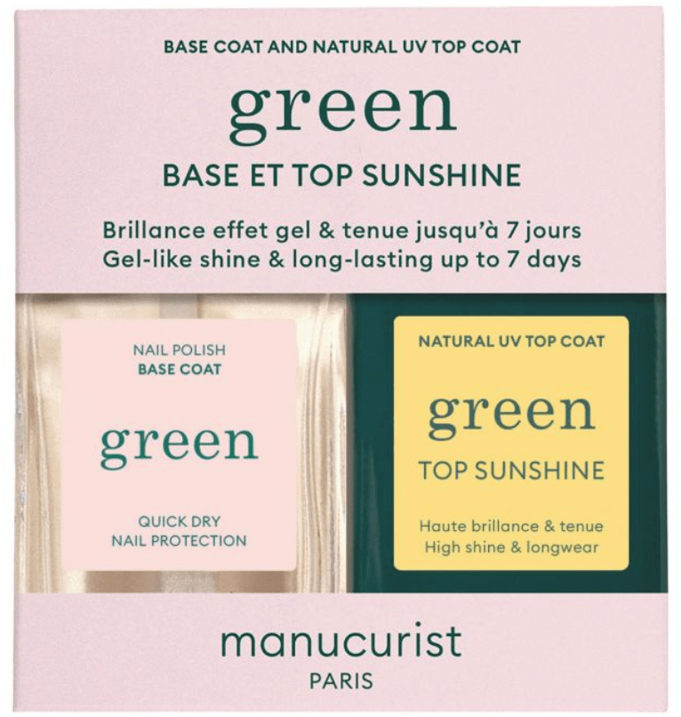 Green Gift Set - Base & Top Coat Sunshine
