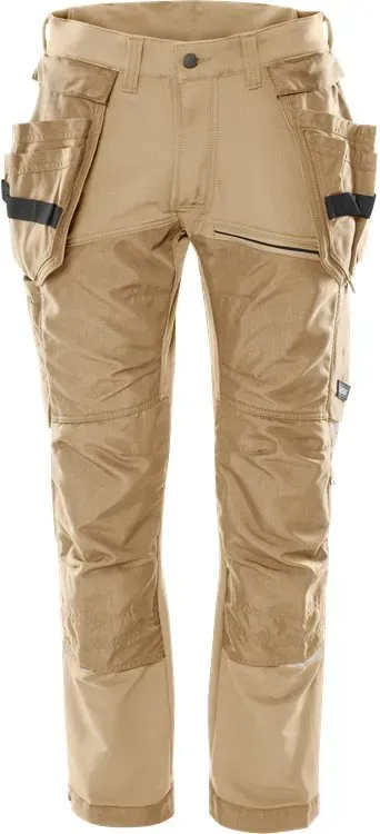 Kansas Evolve Handwerker Stretch-Hose 130160 - khaki - C56