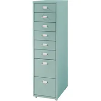 [en.casa] Rollcontainer, Kökar mit 8 Schubladen 109x28x41 cm Mintgrün