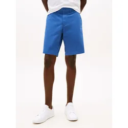 Shorts TOMMY HILFIGER "HARLEM SHORT 1985", Herren, Gr. 32, N-Gr, blau, Stoff, Obermaterial: 97% Baumwolle, 3% Elasthan, Basic, relaxed fit kniefrei, Hosen, in klassischem Design