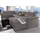sit&more Ecksofa »Ascara L-Form« inklusive Boxspring/Federkern-Polsterung, wahlweise mit Bettfunktion grau