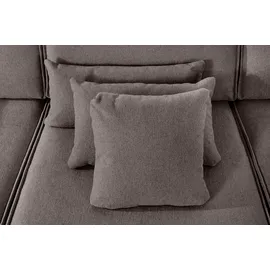 OTTO home RAUM.ID Ecksofa Florid L-Form", 280x75x162 cm Struktur Ottomane links grau/taupe