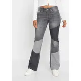 bonprix Schlagjeans Regular Fit grau 48