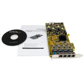 Startech LAN-Adapter, 4x RJ-45, PCIe x4 (ST4000PEXPSE)