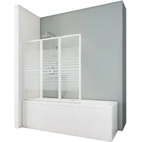 Schulte Duschwand Smart inkl. Klebe-Montage, 3 mm Sicherheitsglas Dekor Profil Alu Natur