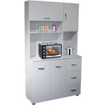 Hti-Living Küchenschrank Blanca 100 x 40 x 180 cm Weiß