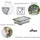 Rotho Aufbewahrungsbox 59,0 x 39,5 x 18,5 cm 3-tlg. grau/transparent