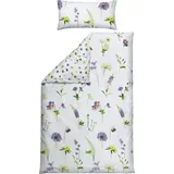 REDBEST Renforcé Wendebettwäsche in weiß | 135x200 cm - 40x80 cm