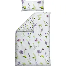 REDBEST Renforcé Wendebettwäsche in weiß | 135x200 cm - 40x80 cm