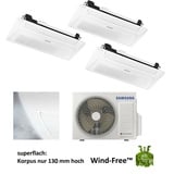 Samsung Wind-Free Elite Multisplit Trio Wandgeräte 3x + AJ068TXJ3KG 6,8