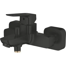 Grohe Cubeo Einhand-Wannenbatterie, Ausladung 167mm, Aufputzmontage, 1018132430, Farbe: Matt Black