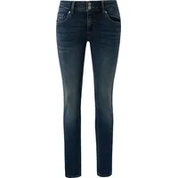 QS Jeans Catie – Slim Fit, Mid Rise, Slim Leg, - blau - 42/32