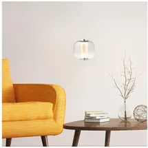 Lightbox 1-flg. Ø 11 cm modern Rauchglas