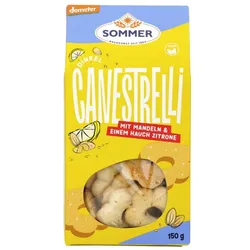 Sommer - Demeter Dinkel Canestrelli mit Mandeln & Zitrone