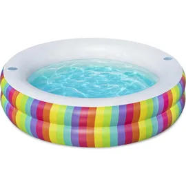 BESTWAY Family Pool Rainbow Dreams Baby-Pool Ø 206 x 51 cm (54443)