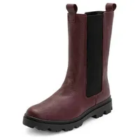 VITAFORM Hirschleder Stiefel in aubergine | Gr.: 36