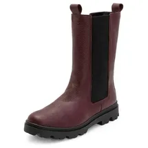 VITAFORM Hirschleder Stiefel in aubergine | Gr.: 36