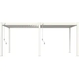 Pergoline Pavillon Superior (Weiß, 3x6 m)