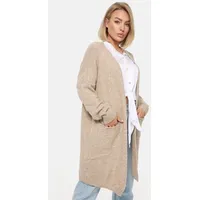 PM SELECTED Damen Cardigan Elegante Strickjacke mit Taschen in Einheitsgröße PM03