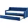 Beliani Ausziehbett MONTARGIS 90 x 200 cm marineblau