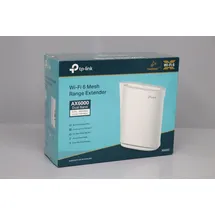 TP-Link RE900XD WiFi 6 WLAN Verstärker Repeater AX6000, 160-MHz-Kanal, 2,5-Gbit/s-Port + 2× Gigabit-Ports, 4×4 MU-MIMO, WPA 3, Der leistungsstärkste Wi-Fi 6 Repeater von TP-Link