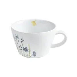Kahla Five Senses Wildblume Cappuccino-Obertasse 0,25 l | Cappuccinotasse aus Porzellan blau/rot