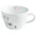 Kahla Five Senses Wildblume Cappuccino-Obertasse 0,25 l | Cappuccinotasse aus Porzellan blau/rot
