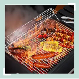 Relaxdays Holzkohlegrill Grillwagen schwarz