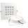 Fiai IsoLED LED Downlight Prism 10W eckig weiß