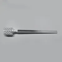 viverso x evolution WC-Bürstenkopf S-Size weiß, mit langem Stiel, eckig, VS9720CR,