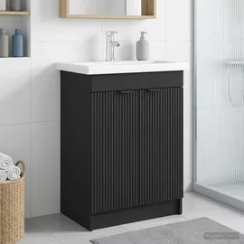 vidaXL Badezimmerschrank, Badezimmerschrank (37.50 x 37,5 x 81 cm