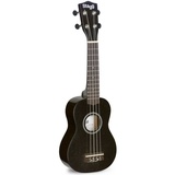 Stagg 25019931 US-NIGHT Soprano Ukulele mit Tasche schwarz