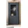 furn.design Vitrinenschrank, Grau, Eiche Wotan, Kunststoff, Nachbildung,Eiche, Uni, Holz Optik, 1 Fächer, Sockel, 72x146x38 cm, FSC 100%, Wohnzimmer, Wohnwände, Vitrinenschränke