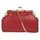 Cluty Abendtasche Leder Red
