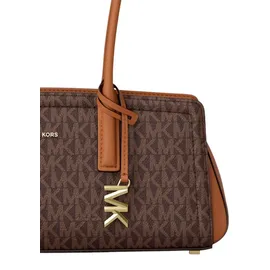 Michael Kors Laila Small Schultertasche Kunstleder Brown