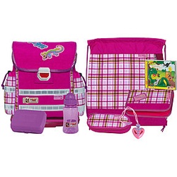 McNeill Ergo Light 912 Fashion-Line Caro Gekko pink Schulranzenset