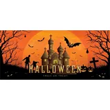 Europalms Halloween Banner, Geisterhaus, 400x180cm